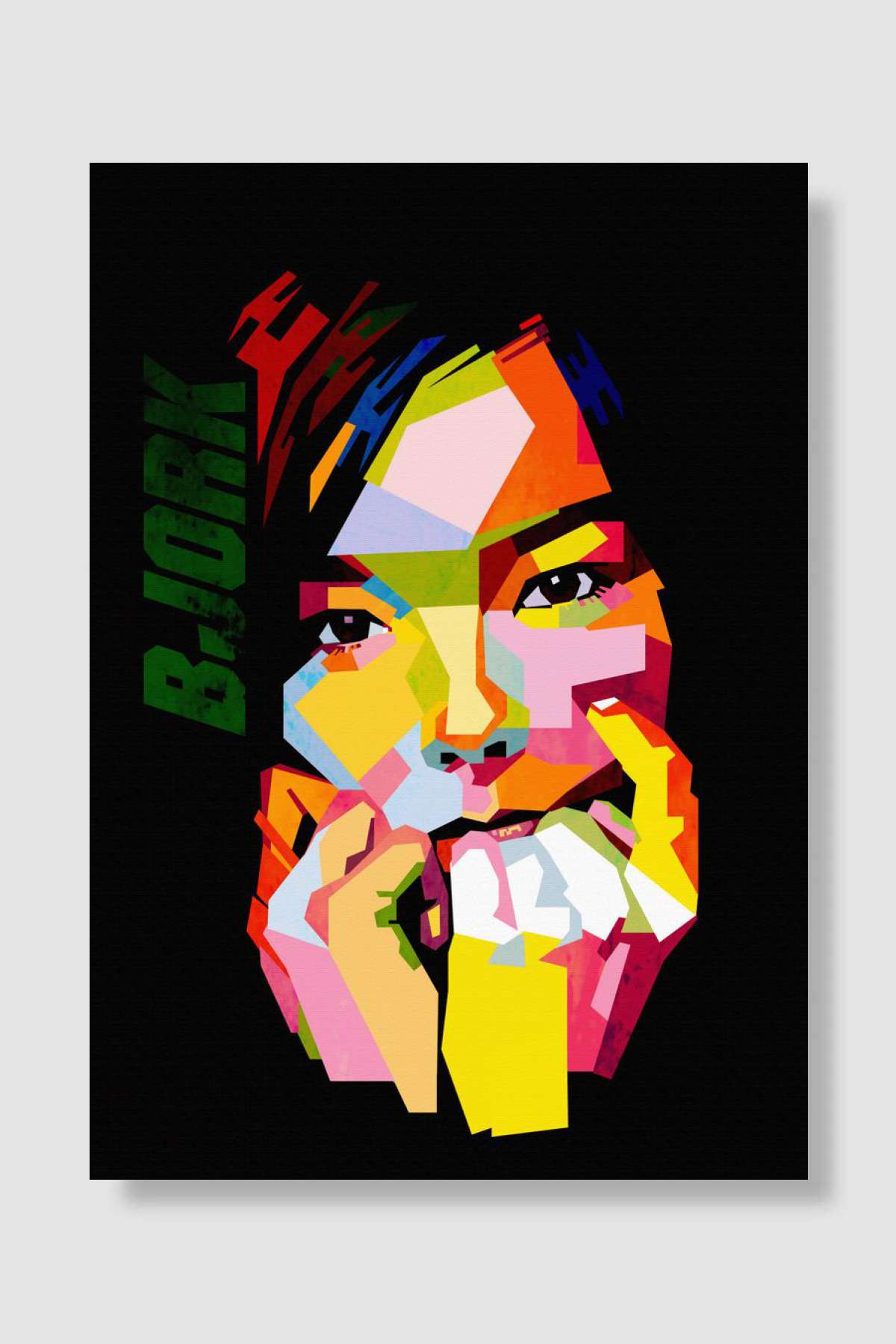 Bjork Müzik Poster Çerçevesiz Yüksek Kalite Müzik Afiş Duvar Poster