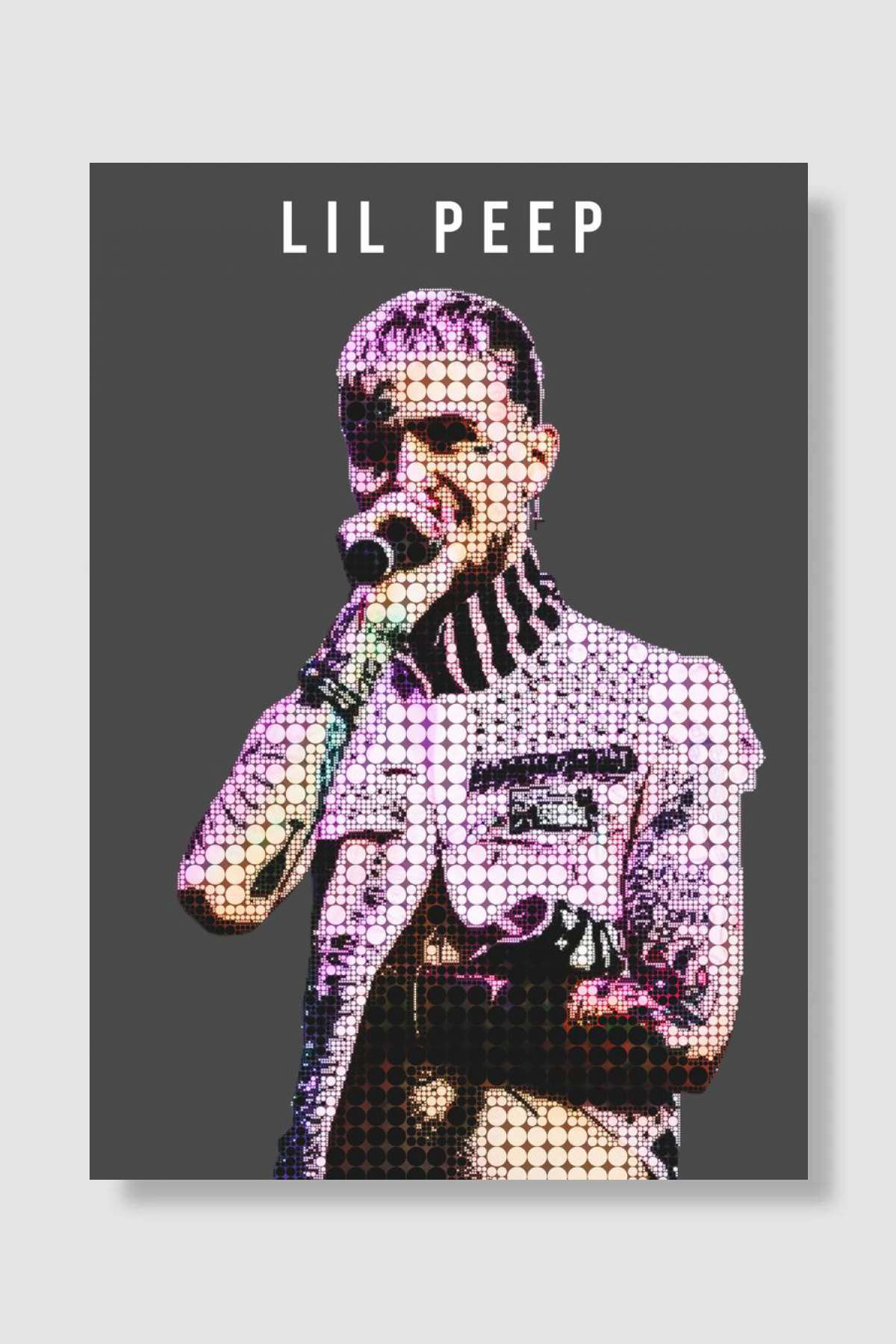 Lil Peep Müzik Poster Çerçevesiz Yüksek Kalite Müzik Afiş Duvar Poster