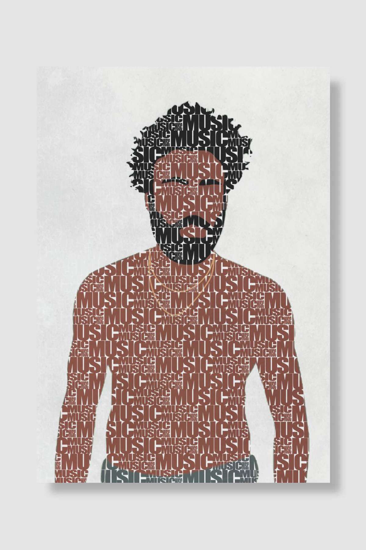 Childish Gambino Müzik Poster Çerçevesiz Yüksek Kalite Müzik Afiş Duvar Poster