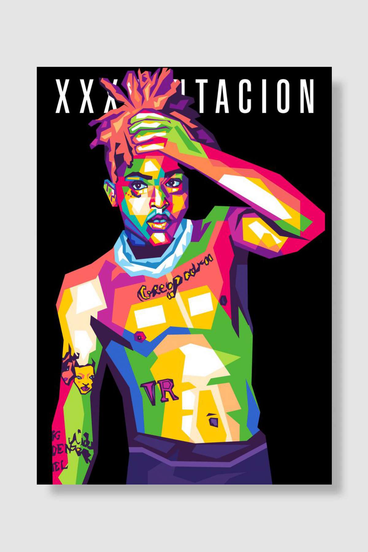 rapper Müzik Poster Çerçevesiz Yüksek Kalite Müzik Afiş Duvar Poster