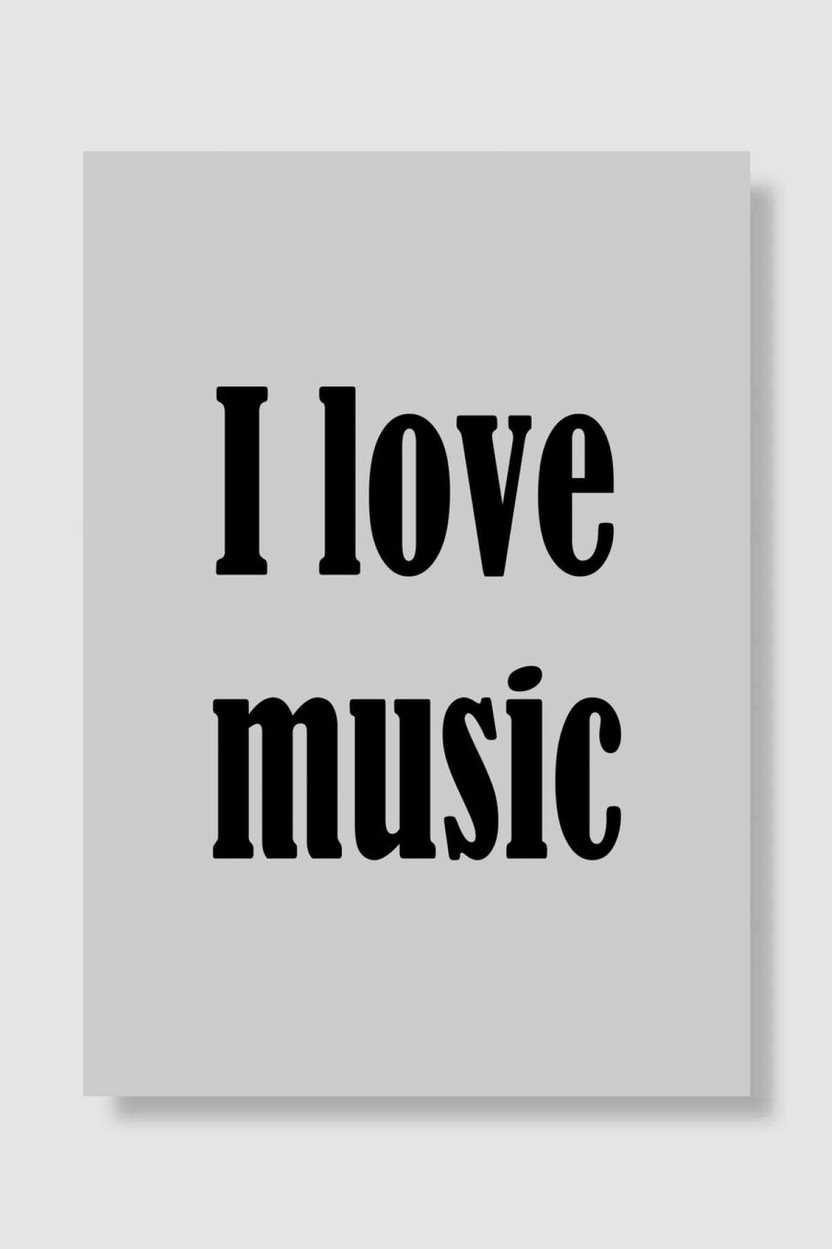 motivational Müzik Poster Çerçevesiz Yüksek Kalite Müzik Afiş Duvar Poster