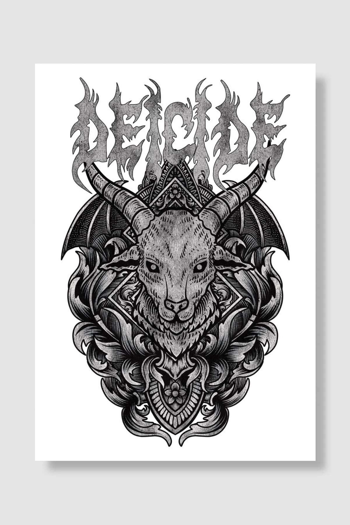 Legion Müzik Poster Çerçevesiz Yüksek Kalite Müzik Afiş Duvar Poster