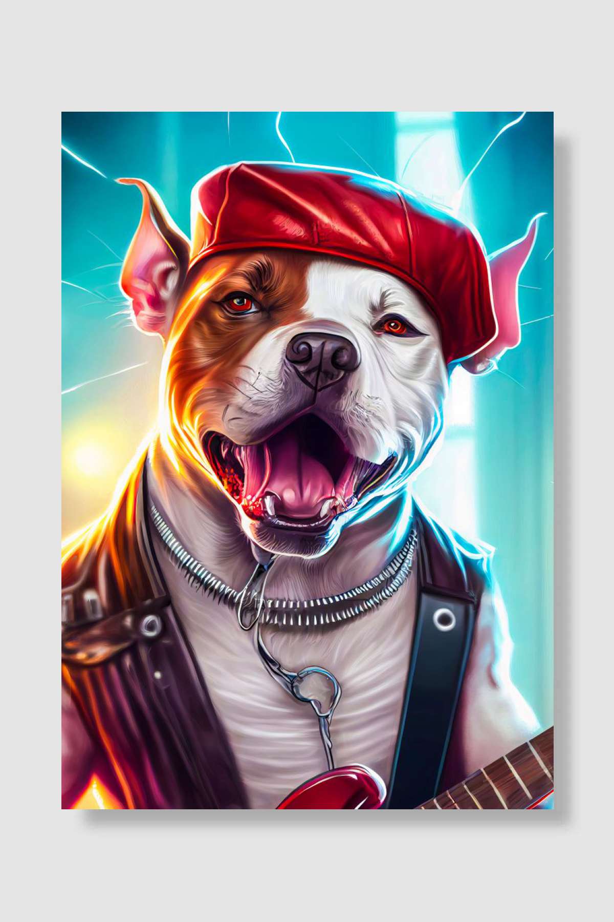 American Bulldog Müzik Poster Çerçevesiz Yüksek Kalite Müzik Afiş Duvar Poster
