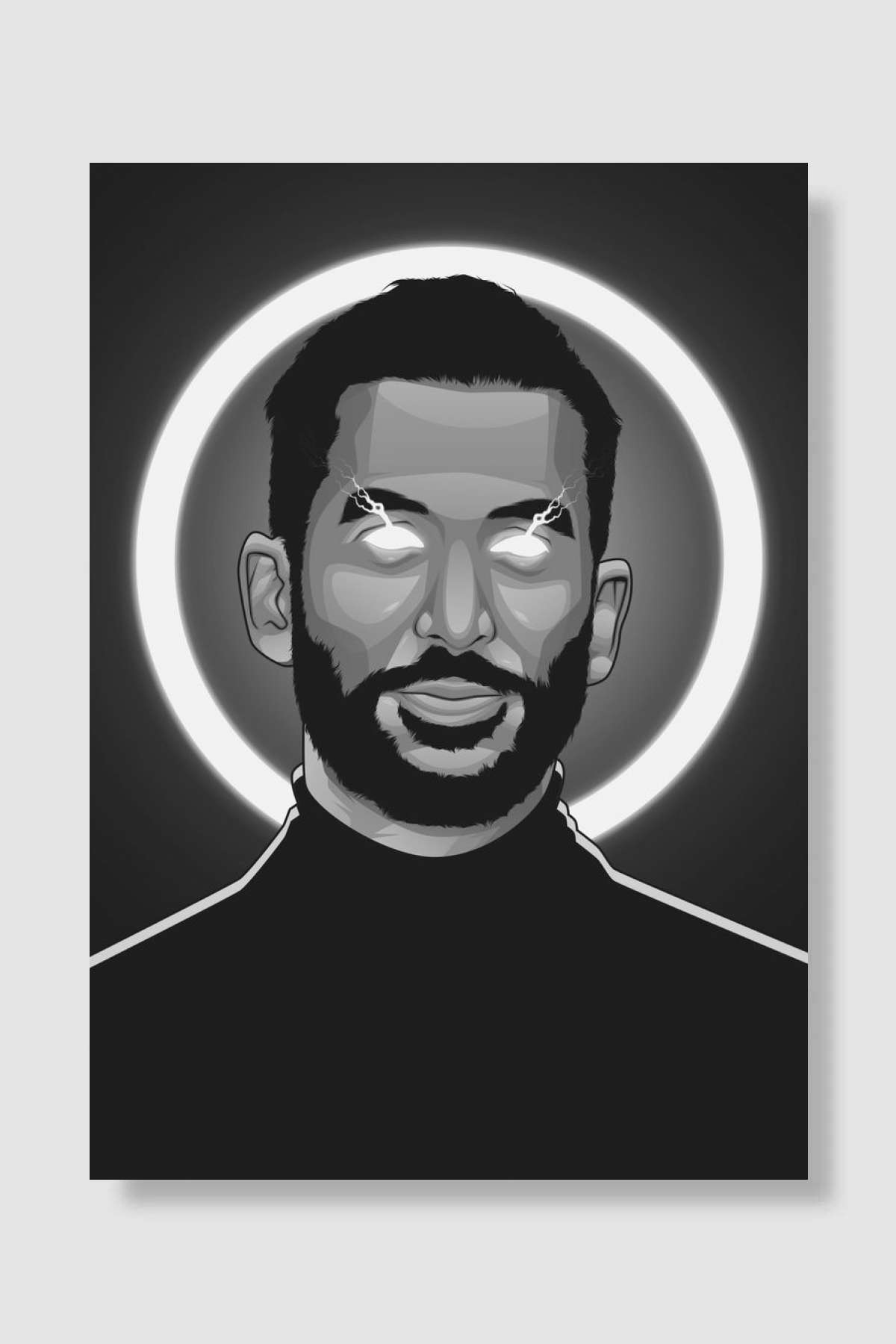 Calvin Harris DJ Bnw Müzik Poster Çerçevesiz Yüksek Kalite Müzik Afiş Duvar Poster