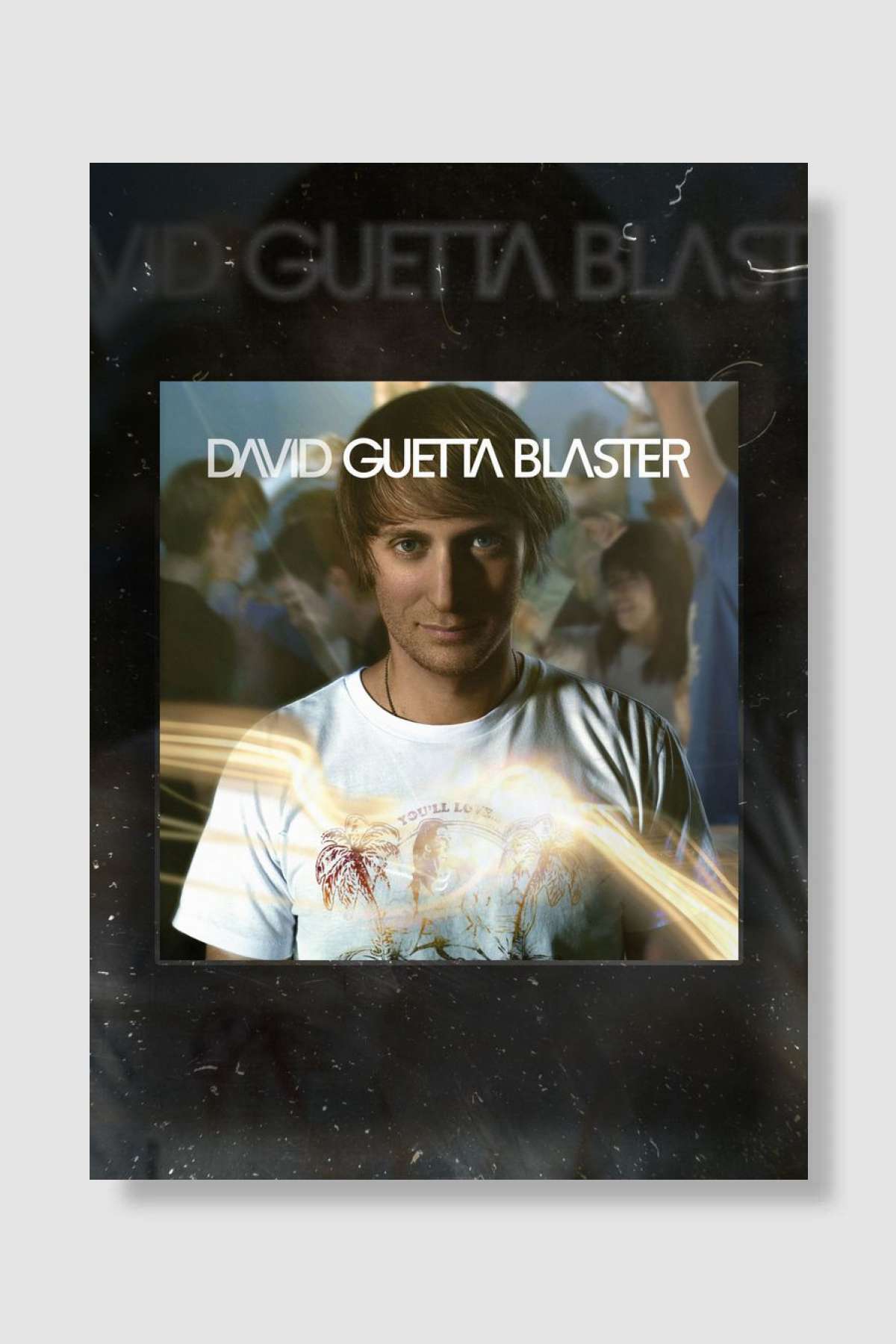 David Guetta Blaster Müzik Poster Çerçevesiz Yüksek Kalite Müzik Afiş Duvar Poster