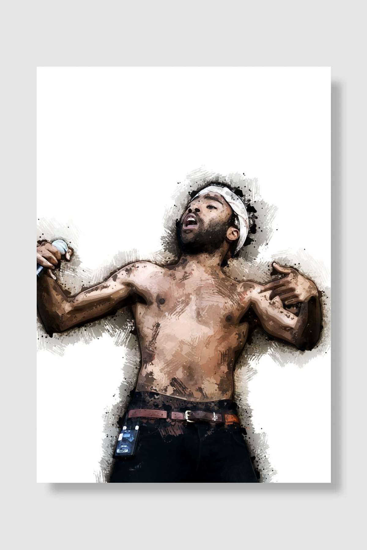 Childish Gambino Müzik Poster Çerçevesiz Yüksek Kalite Müzik Afiş Duvar Poster
