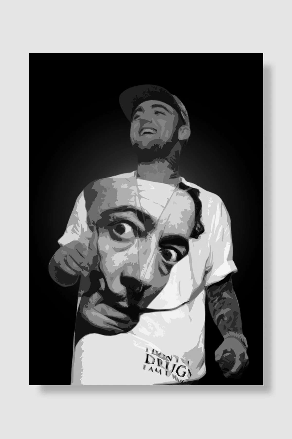 Mac Miller Müzik Poster Çerçevesiz Yüksek Kalite Müzik Afiş Duvar Poster