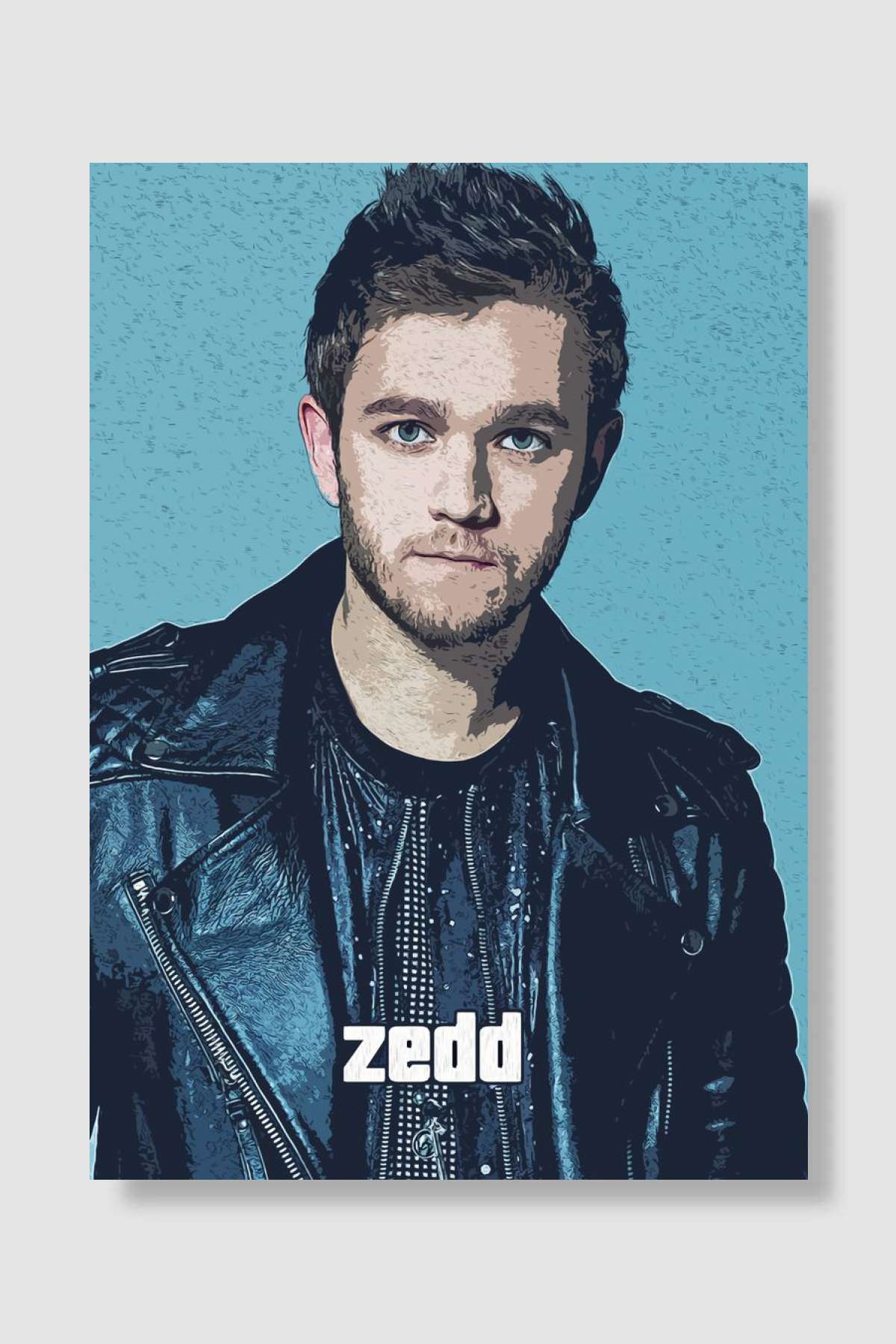Zedd Müzik Poster Çerçevesiz Yüksek Kalite Müzik Afiş Duvar Poster