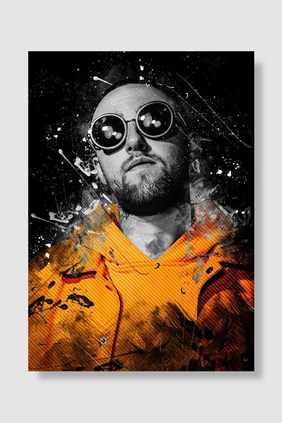 Mac Miller Müzik Poster Çerçevesiz Yüksek Kalite Müzik Afiş Duvar Poster
