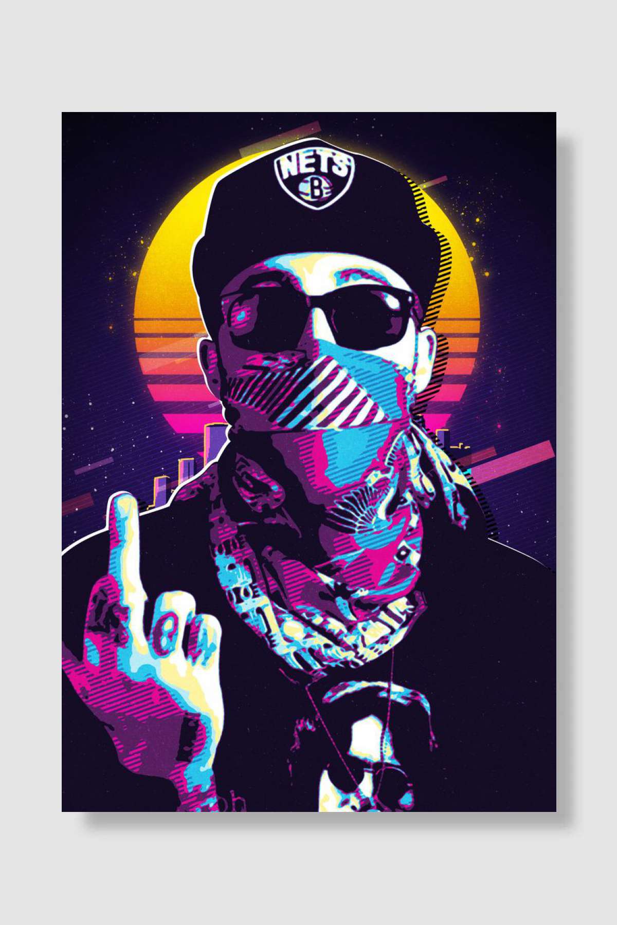 Mac Miller Müzik Poster Çerçevesiz Yüksek Kalite Müzik Afiş Duvar Poster