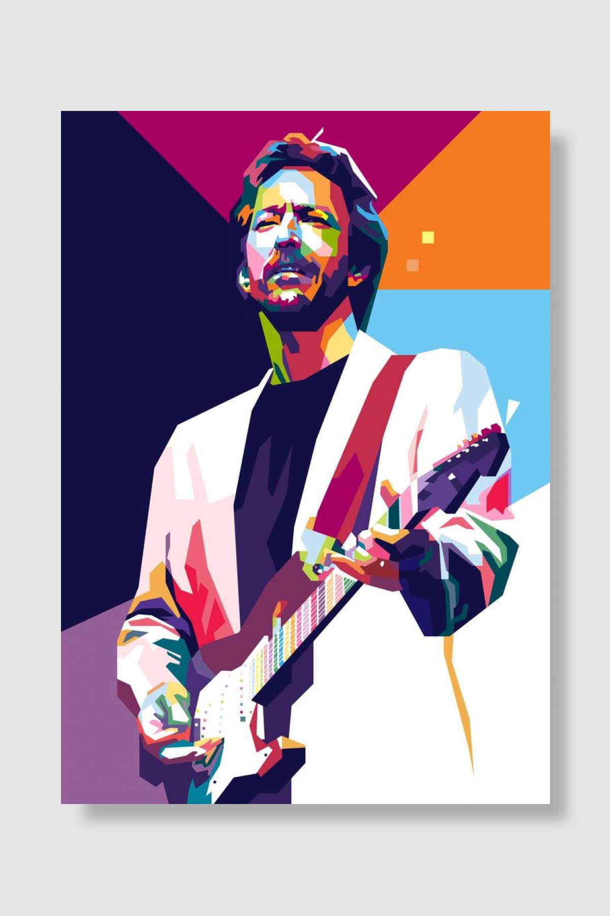 ERIC CLAPTON Müzik Poster Çerçevesiz Yüksek Kalite Müzik Afiş Duvar Poster