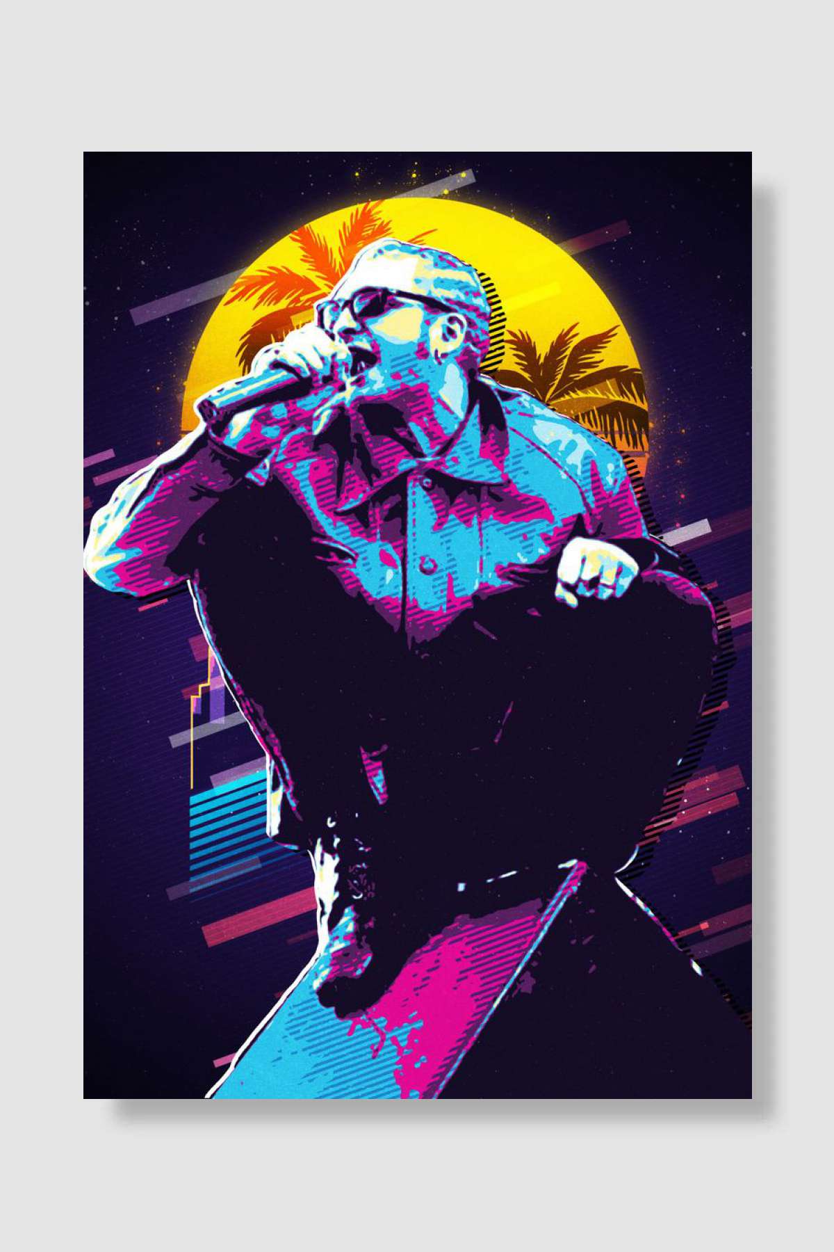 Layne Staley Müzik Poster Çerçevesiz Yüksek Kalite Müzik Afiş Duvar Poster