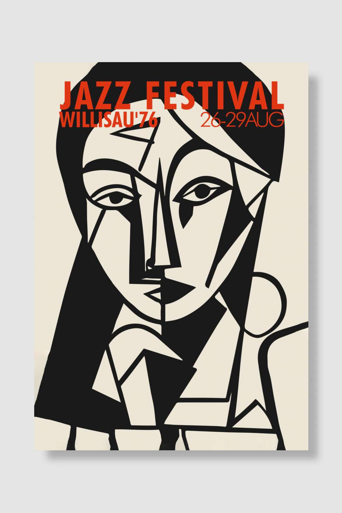 Jazz Festival Willisau Müzik Poster Çerçevesiz Yüksek Kalite Müzik Afiş Duvar Poster