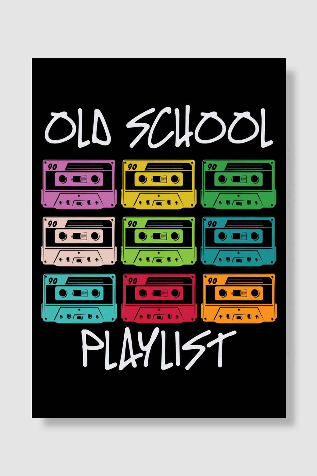 Retro Fashion Müzik Poster Çerçevesiz Yüksek Kalite Müzik Afiş Duvar Poster