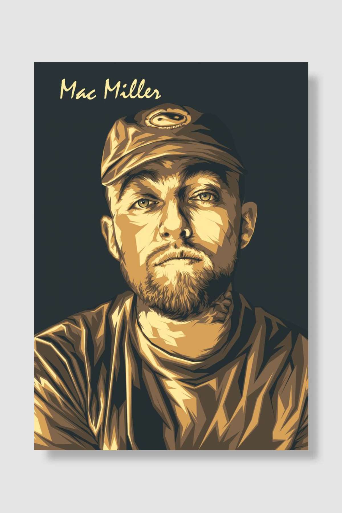 Mac Miller PopArt Müzik Poster Çerçevesiz Yüksek Kalite Müzik Afiş Duvar Poster