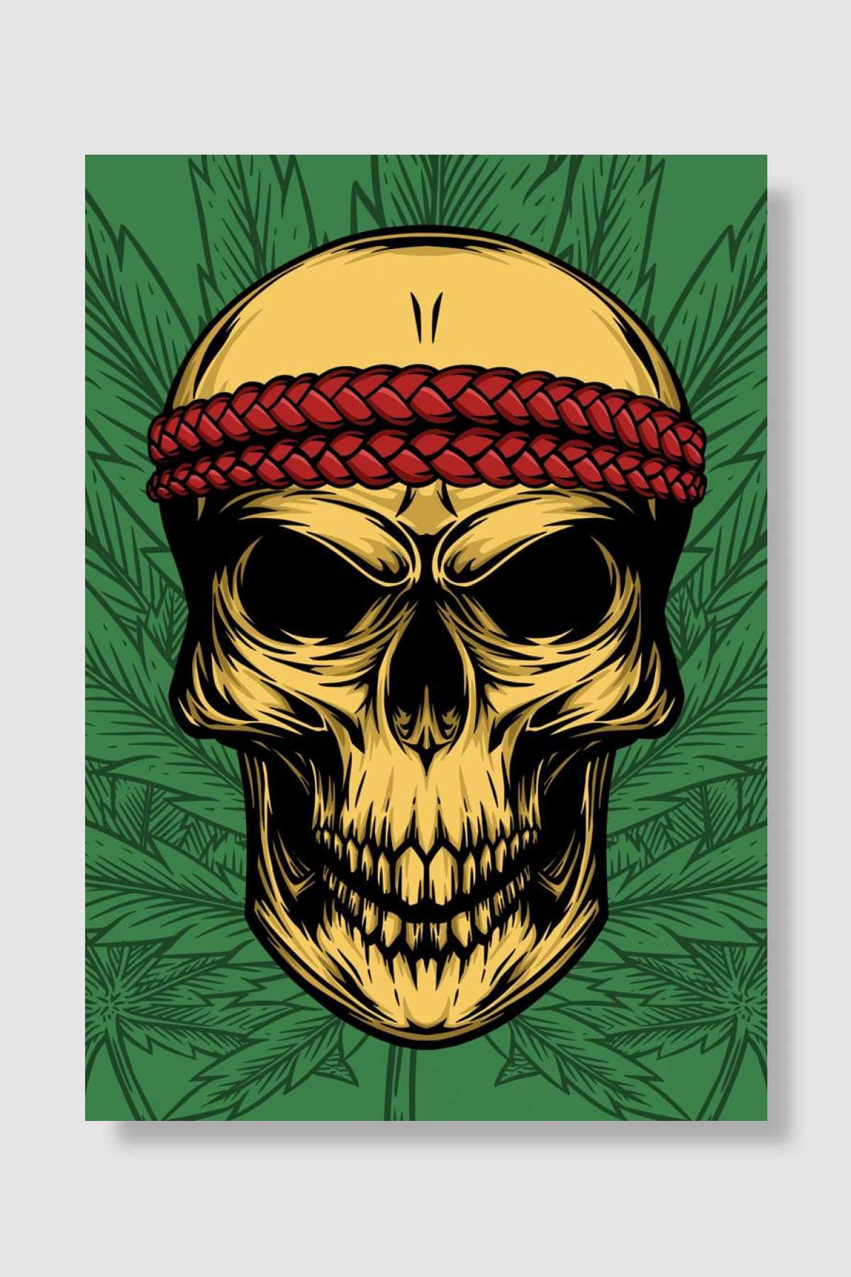 Cannabis Müzik Poster Çerçevesiz Yüksek Kalite Müzik Afiş Duvar Poster