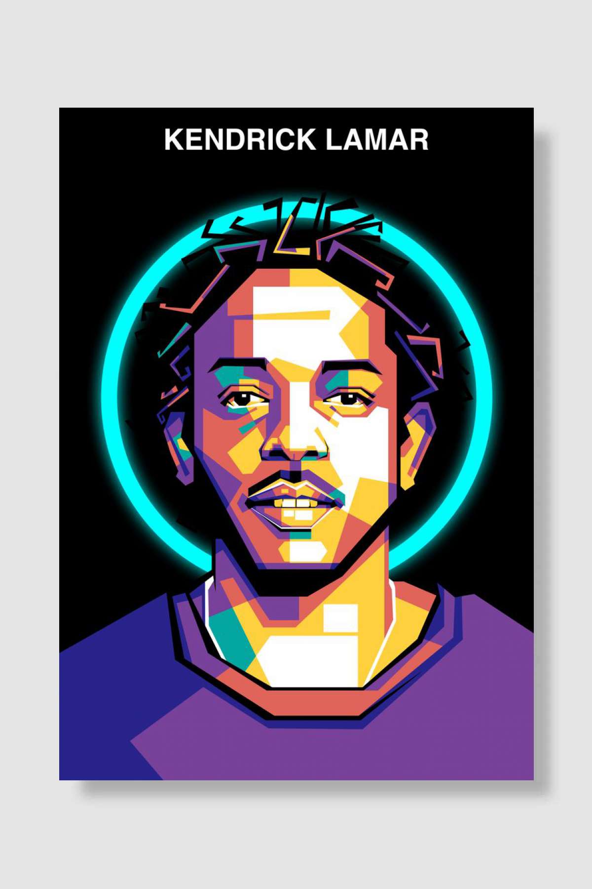 Rapper Music WPAP Müzik Poster Çerçevesiz Yüksek Kalite Müzik Afiş Duvar Poster