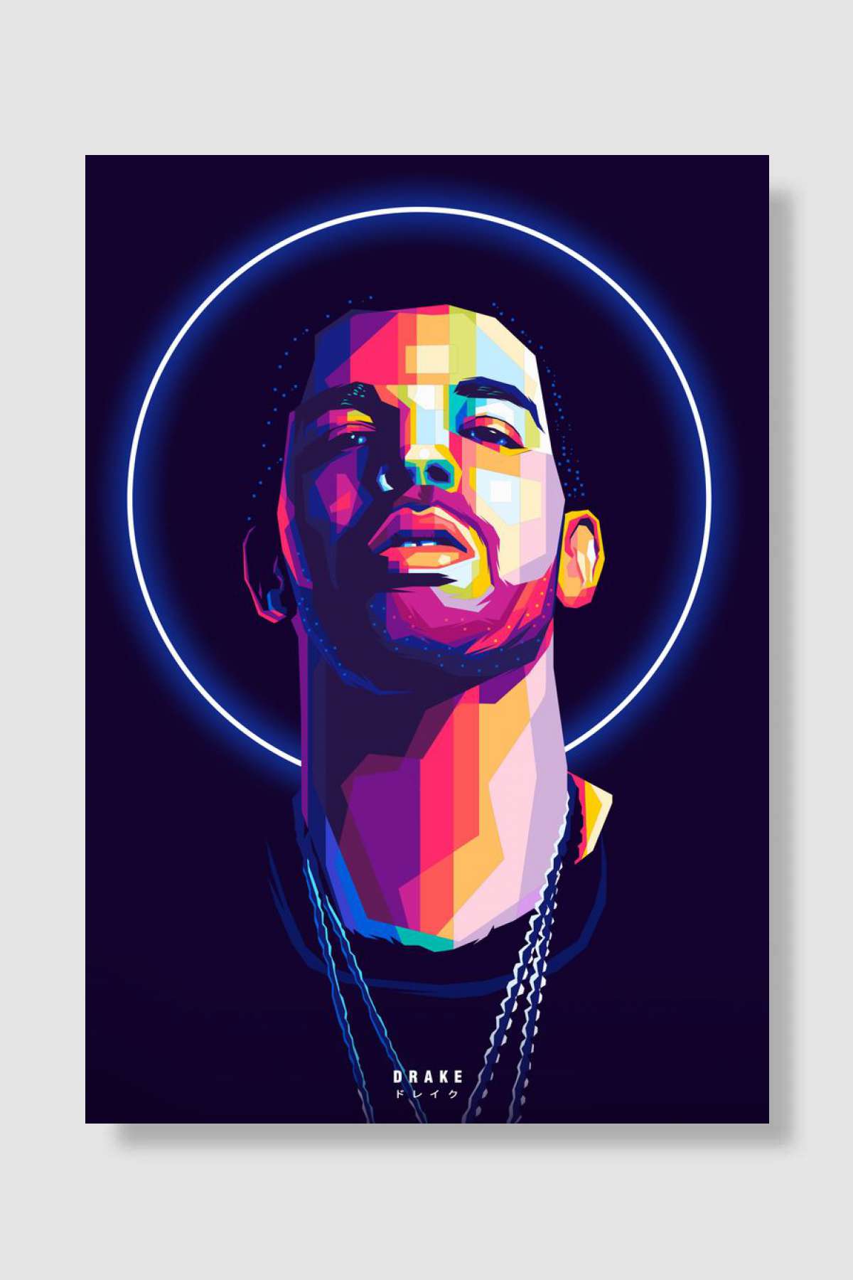Drake Müzik Poster Çerçevesiz Yüksek Kalite Müzik Afiş Duvar Poster