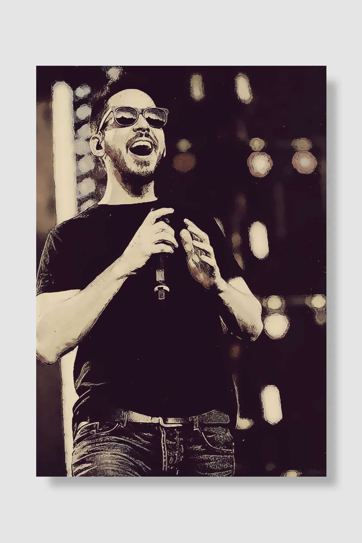 LinkinPark 49 Müzik Poster Çerçevesiz Yüksek Kalite Müzik Afiş Duvar Poster