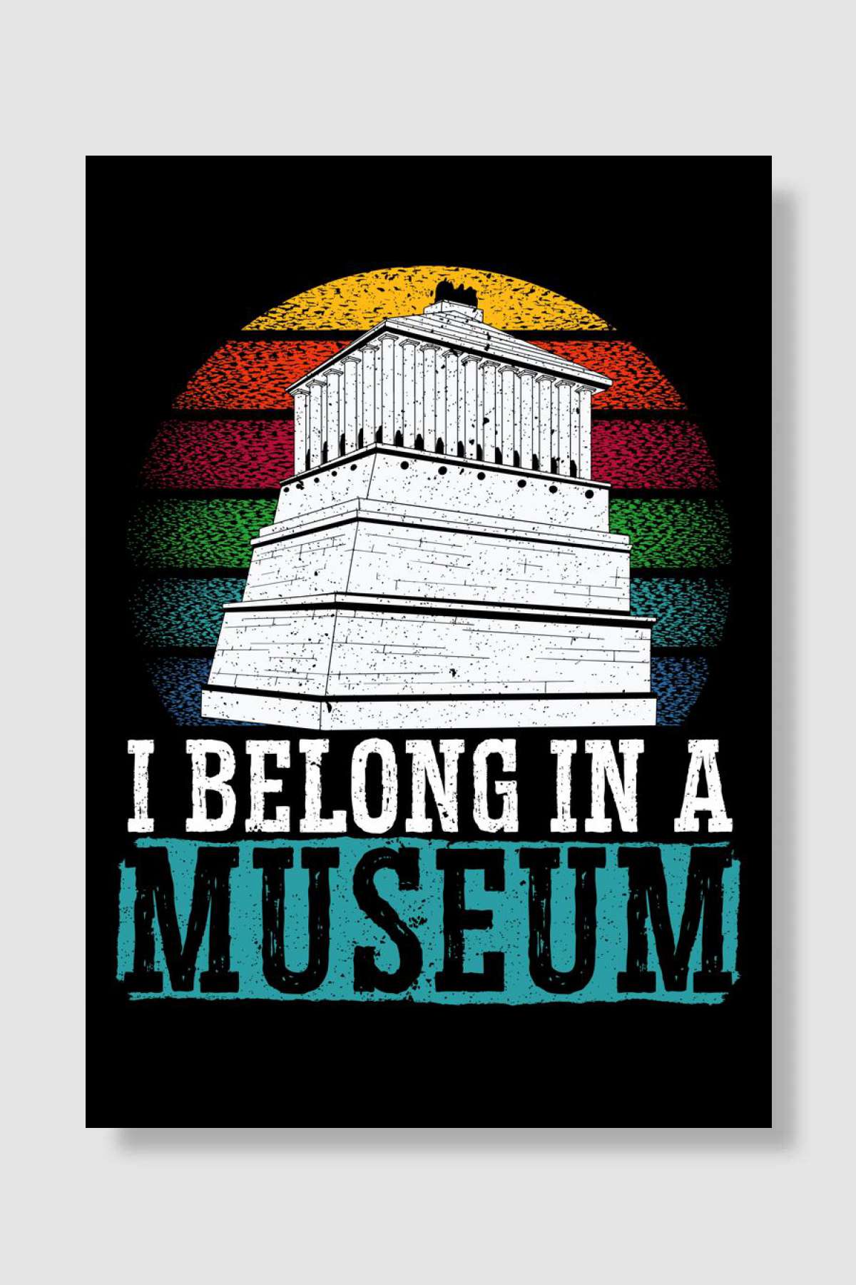 I Belong In A Museum Müzik Poster Çerçevesiz Yüksek Kalite Müzik Afiş Duvar Poster