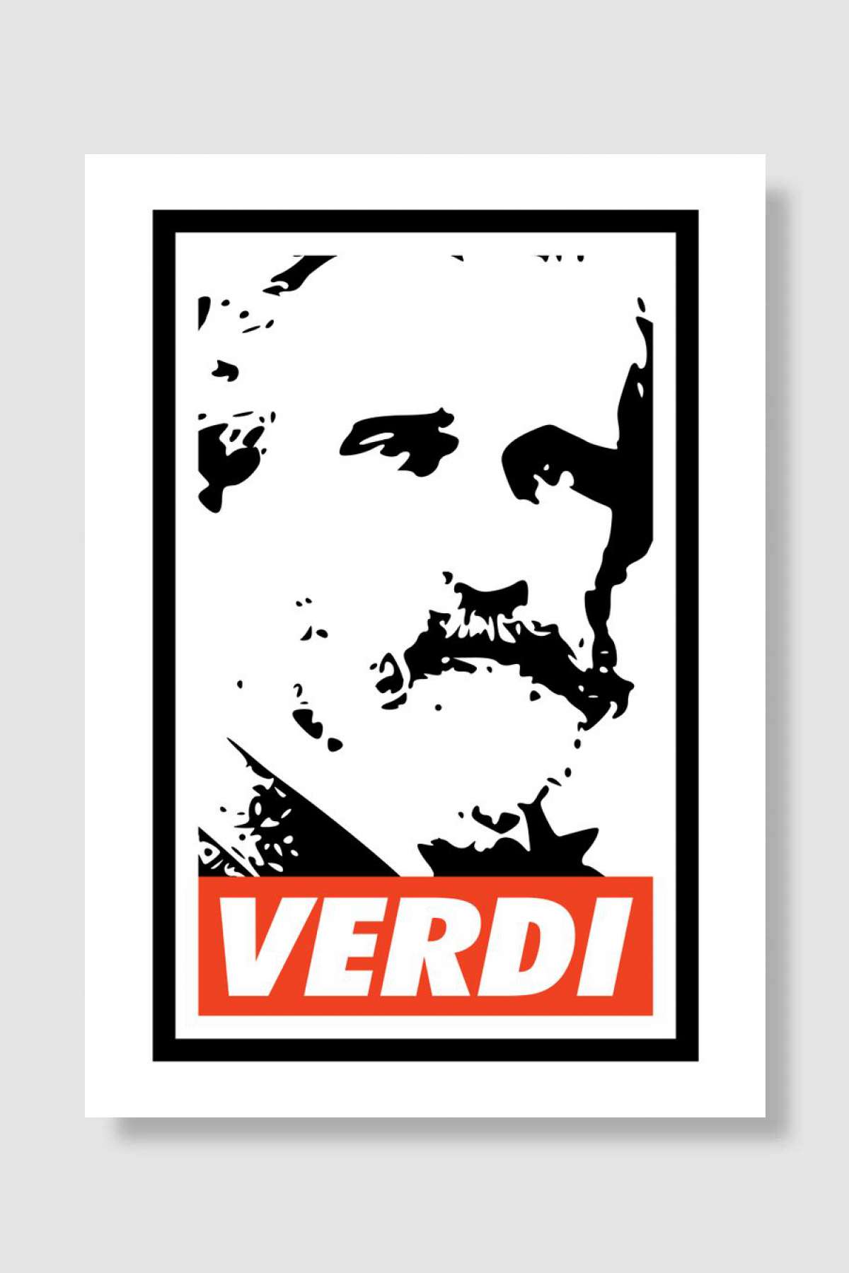Giuseppe Verdi Müzik Poster Çerçevesiz Yüksek Kalite Müzik Afiş Duvar Poster - En İyi Fiyatlarla
