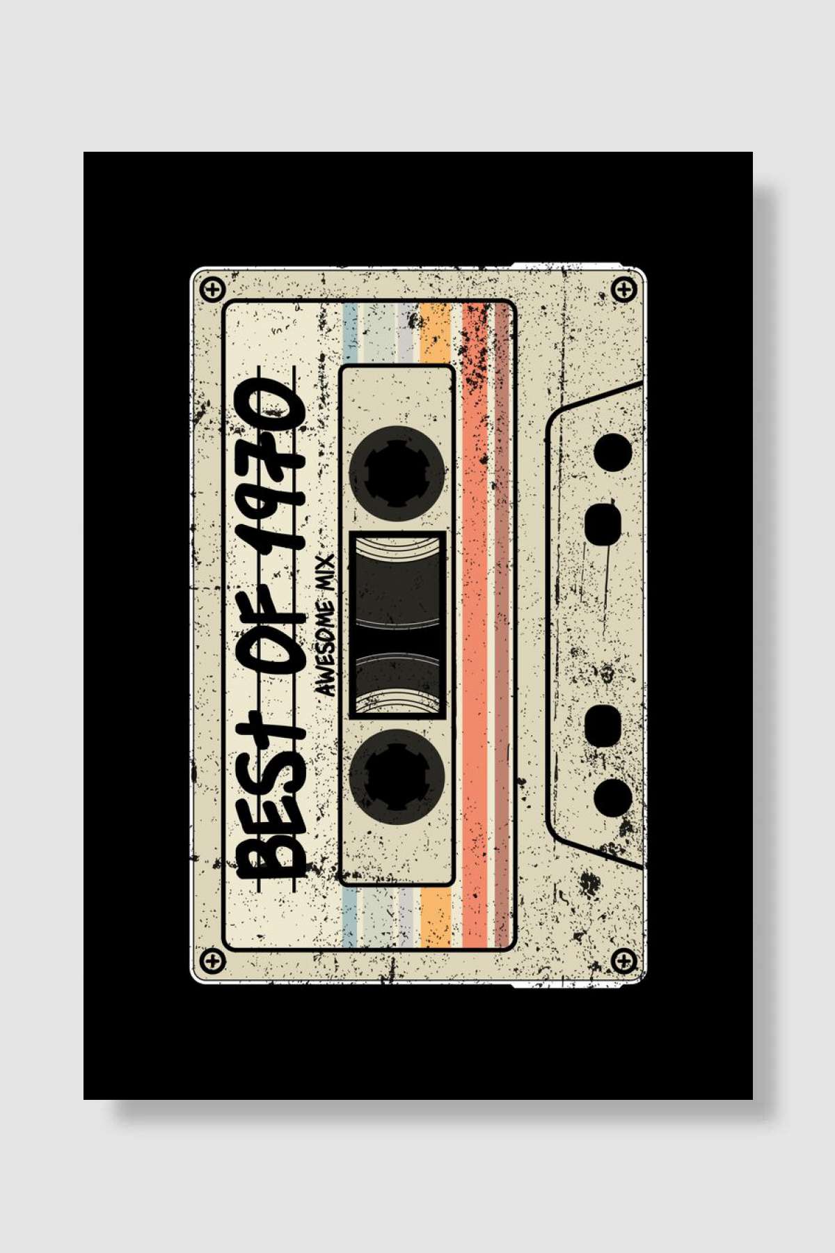 Best of 1970 Müzik Poster Çerçevesiz Yüksek Kalite Müzik Afiş Duvar Poster - En İyi Fiyatlarla