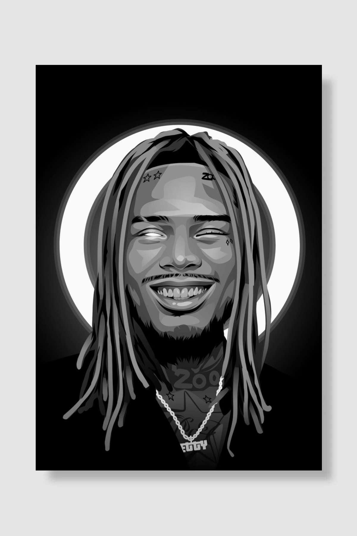 Fetty wap Müzik Poster Çerçevesiz Yüksek Kalite Müzik Afiş Duvar Poster - En İyi Fiyatlarla