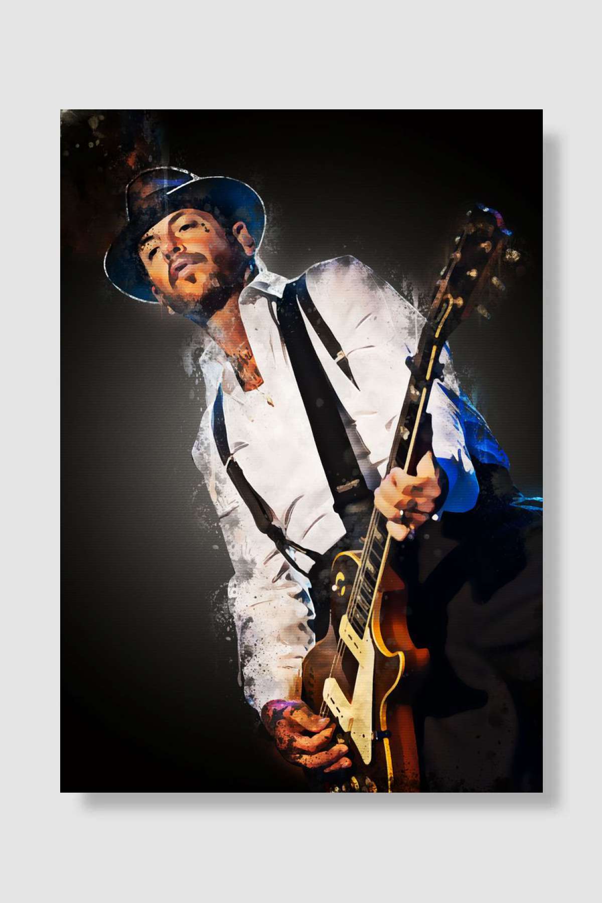 Mike Ness Müzik Poster Çerçevesiz Yüksek Kalite Müzik Afiş Duvar Poster