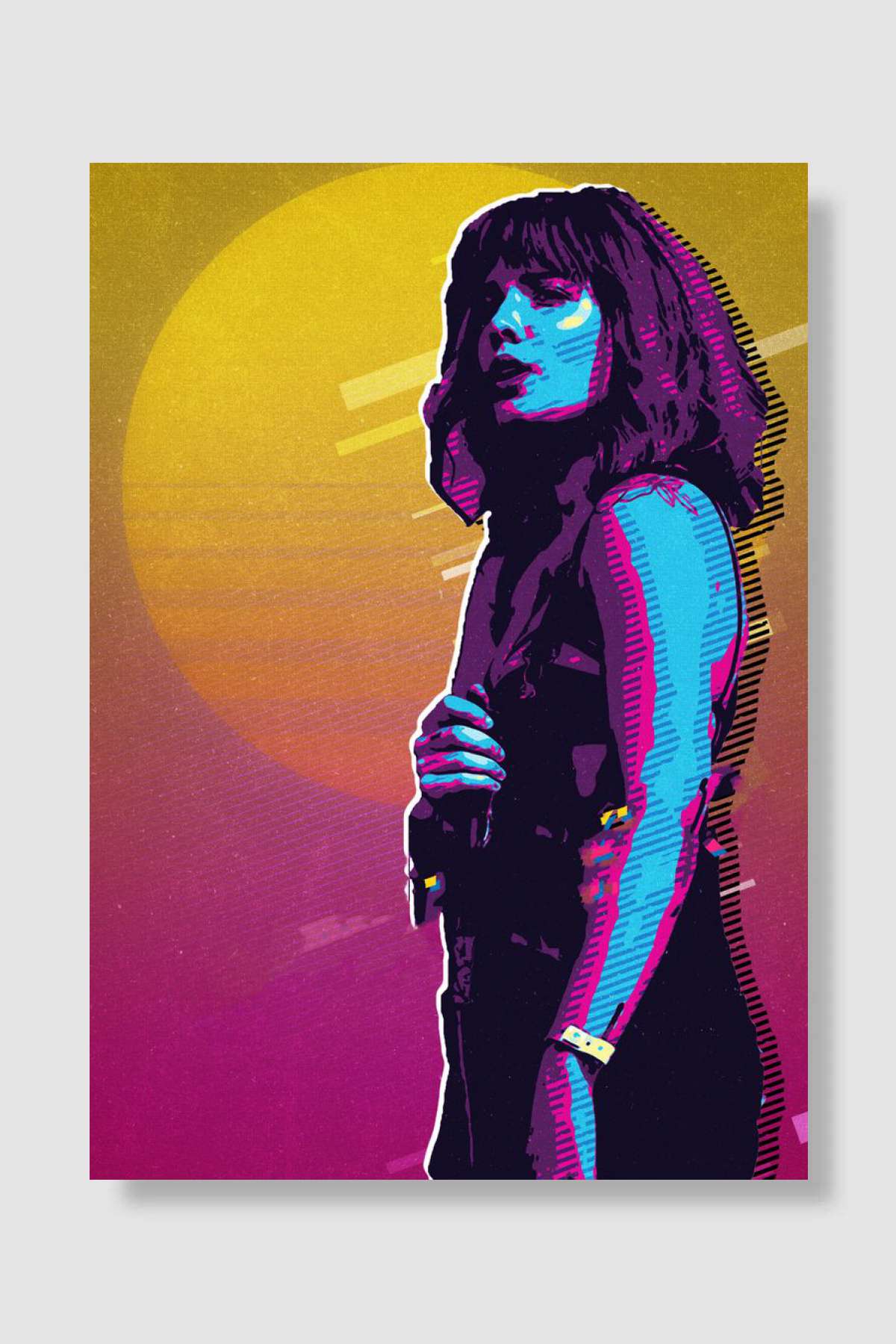 Halsey Müzik Poster Çerçevesiz Yüksek Kalite Müzik Afiş Duvar Poster