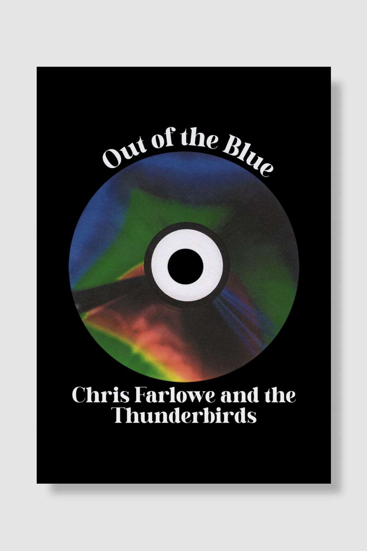 Out of the Blue Müzik Poster Çerçevesiz Yüksek Kalite Müzik Afiş Duvar Poster