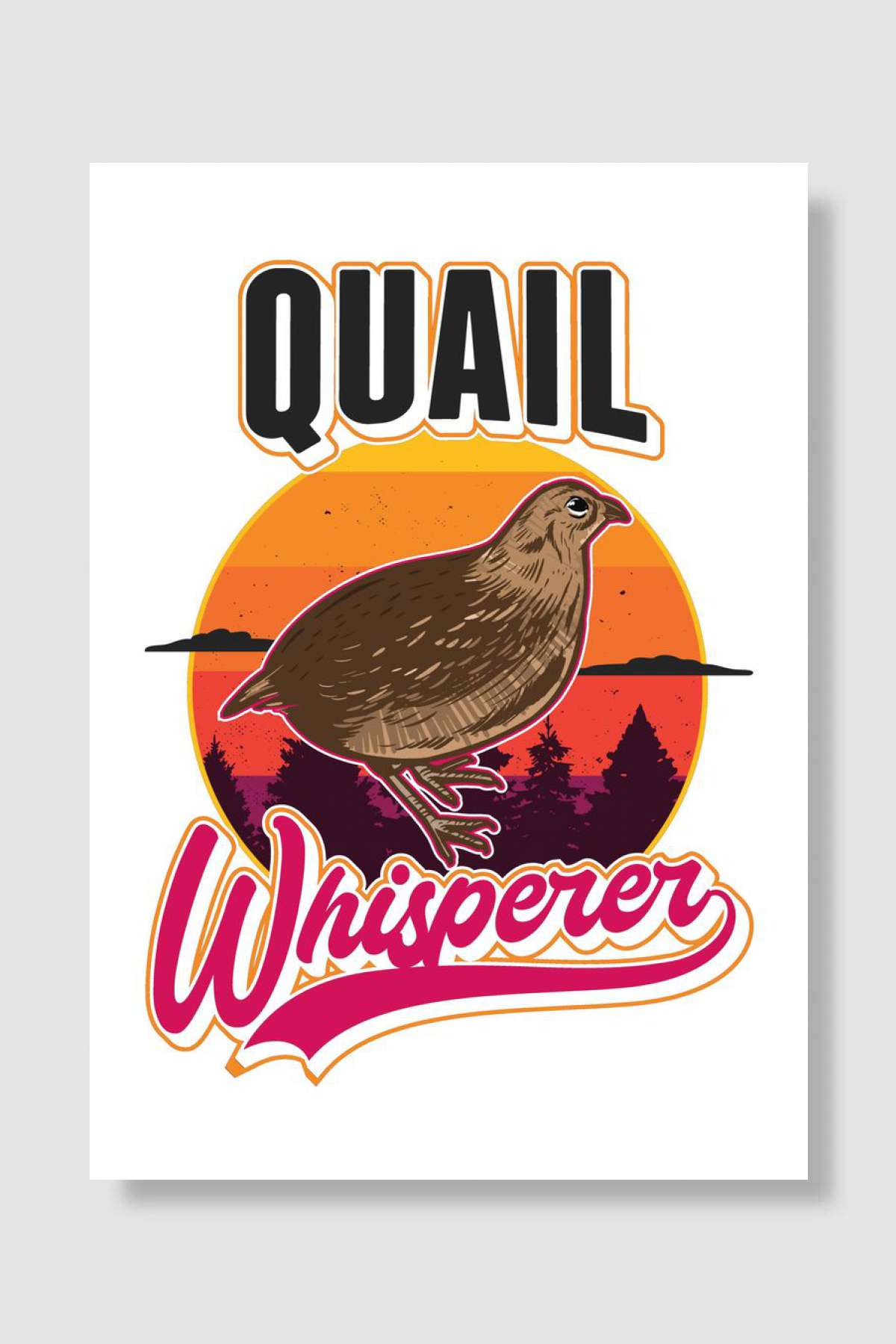Quail Whisperer Farmers Müzik Poster Çerçevesiz Yüksek Kalite Müzik Afiş Duvar Poster