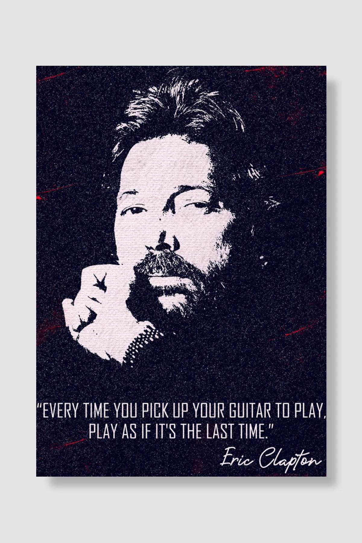 ERIC CLAPTON Müzik Poster Çerçevesiz Yüksek Kalite Müzik Afiş Duvar Poster