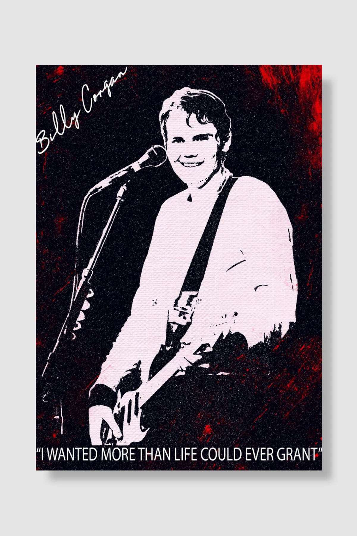 Billy Corgan Müzik Poster Çerçevesiz Yüksek Kalite Müzik Afiş Duvar Poster - En İyi Fiyatlarla