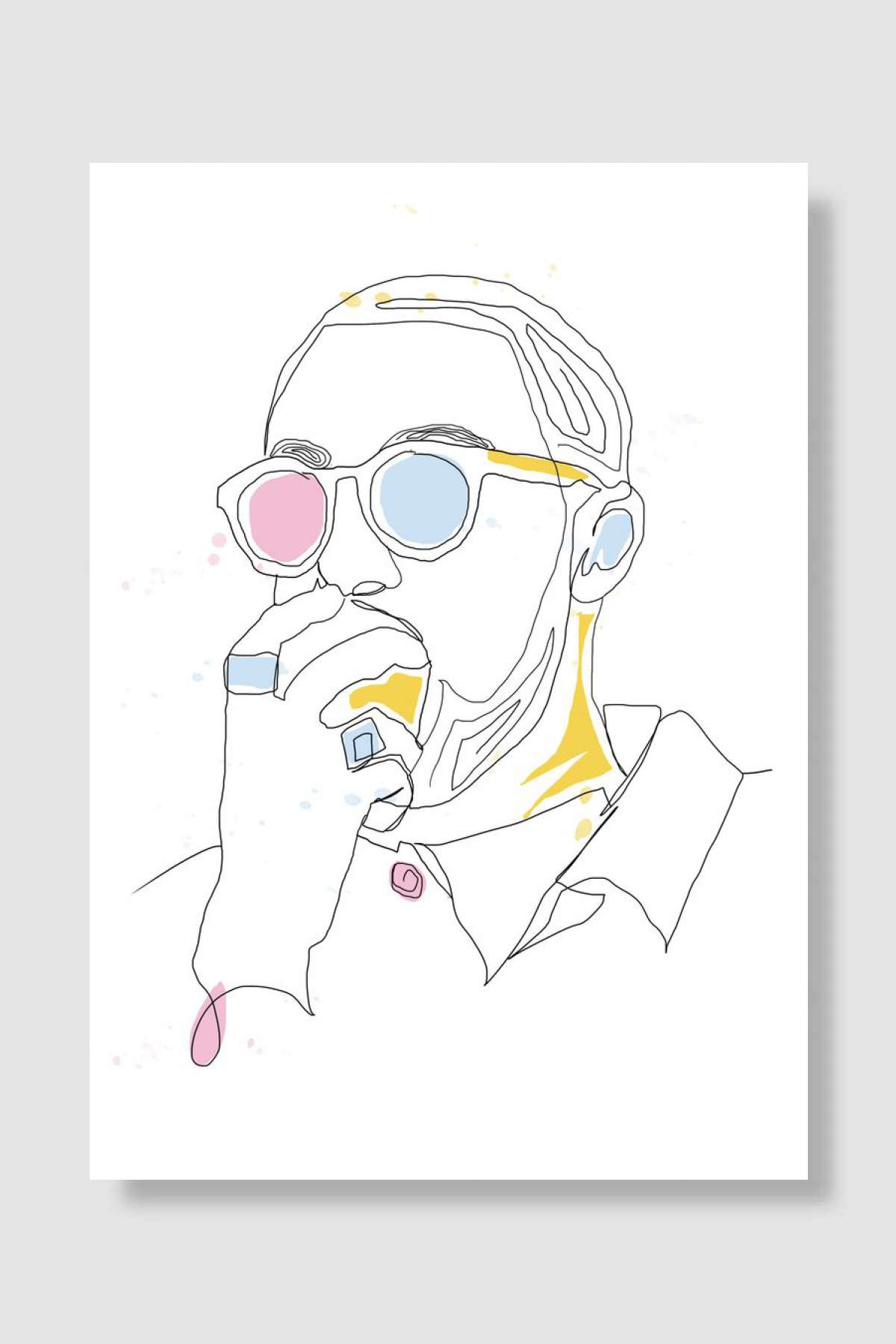 mac Müzik Poster Çerçevesiz Yüksek Kalite Müzik Afiş Duvar Poster