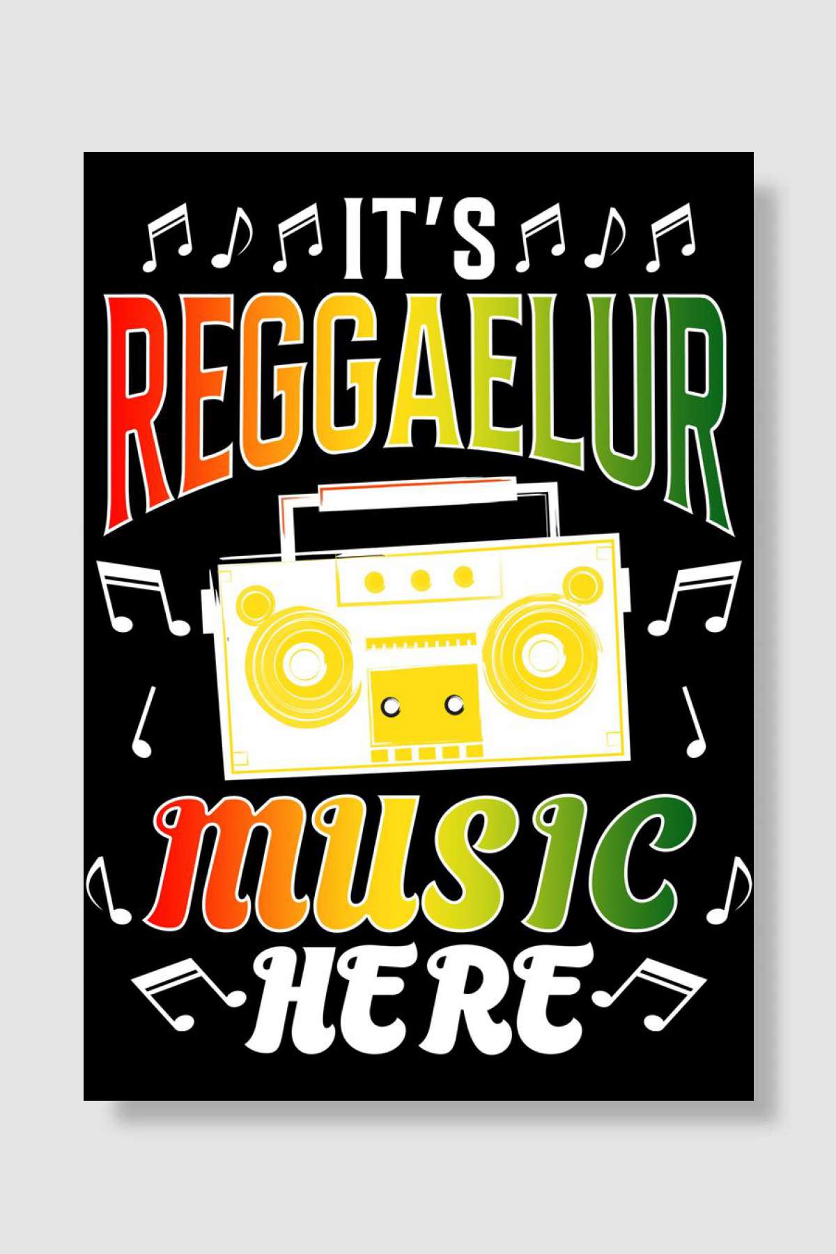 Reggae Rastafari Jamaica Müzik Poster Çerçevesiz Yüksek Kalite Müzik Afiş Duvar Poster