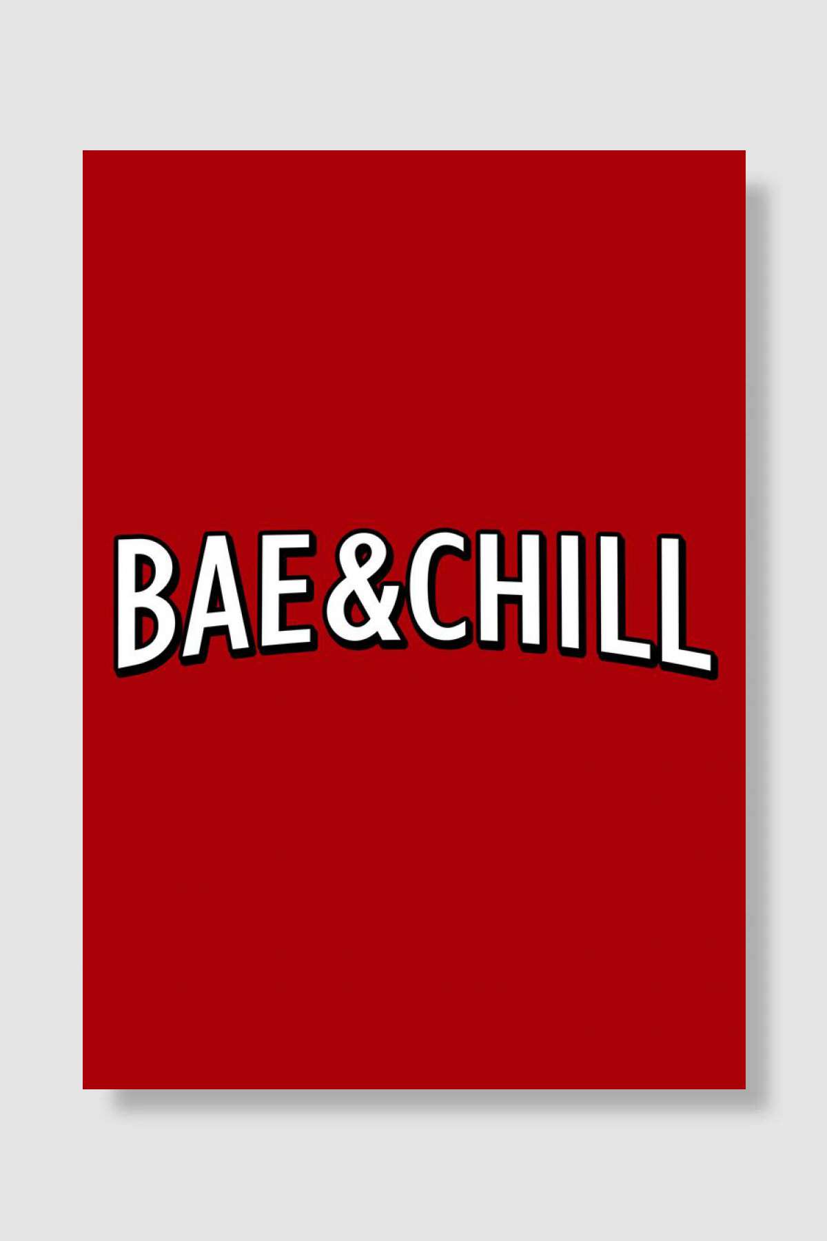 Bae and Chill Müzik Poster Çerçevesiz Yüksek Kalite Müzik Afiş Duvar Poster - En İyi Fiyatlarla