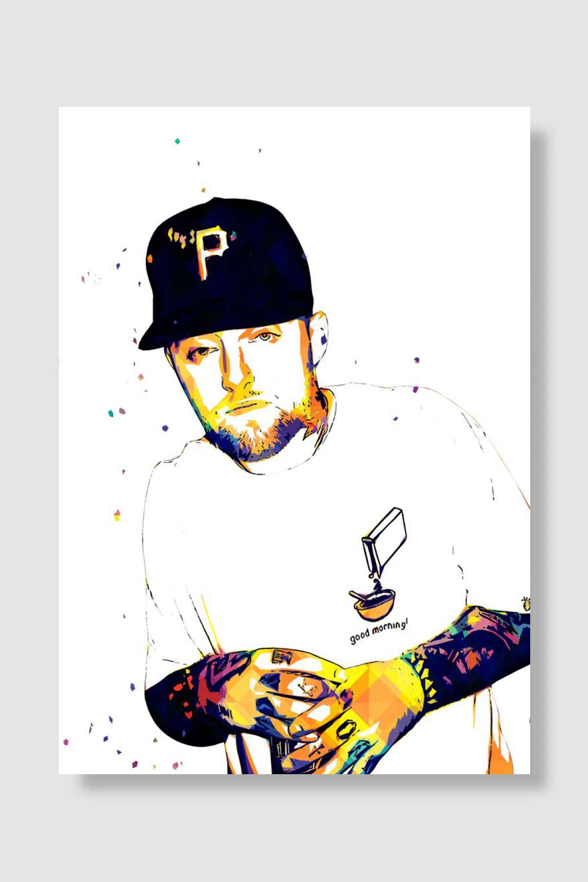 Mac Miller Müzik Poster Çerçevesiz Yüksek Kalite Müzik Afiş Duvar Poster