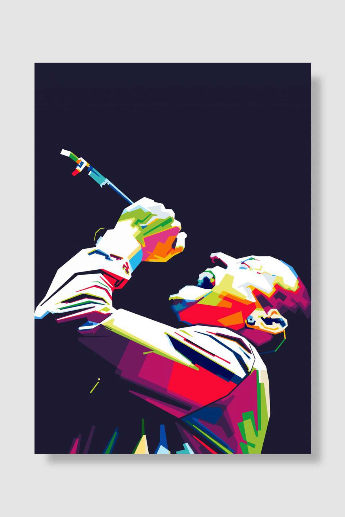 chester bennington Müzik Poster Çerçevesiz Yüksek Kalite Müzik Afiş Duvar Poster