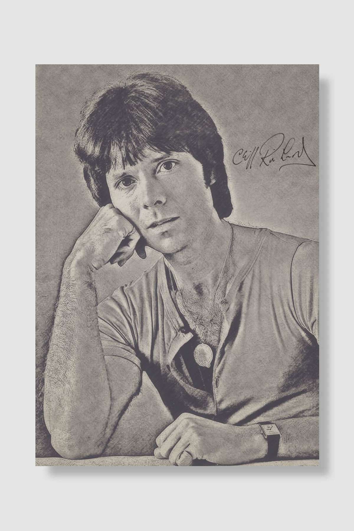 Cliff Richard Müzik Poster Çerçevesiz Yüksek Kalite Müzik Afiş Duvar Poster