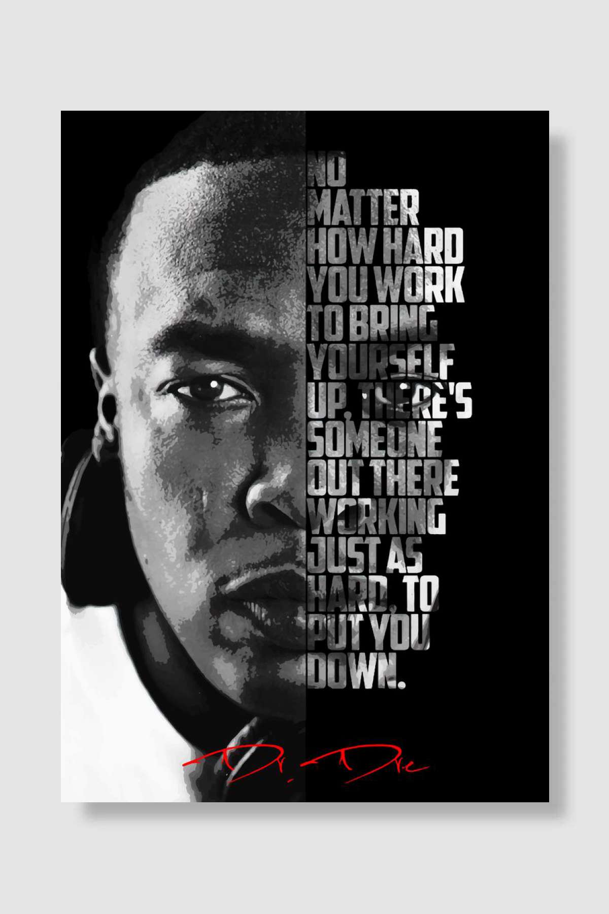 Dr Dre Müzik Poster Çerçevesiz Yüksek Kalite Müzik Afiş Duvar Poster