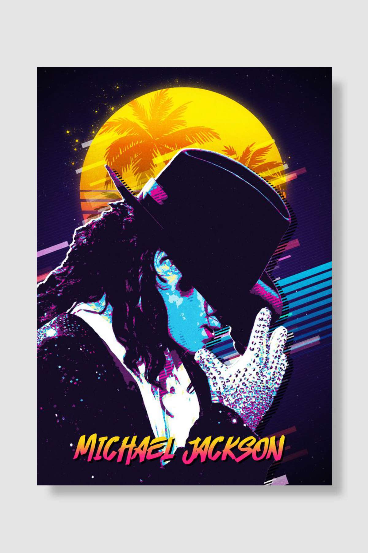 Michael Joseph Jackson Müzik Poster Çerçevesiz Yüksek Kalite Müzik Afiş Duvar Poster