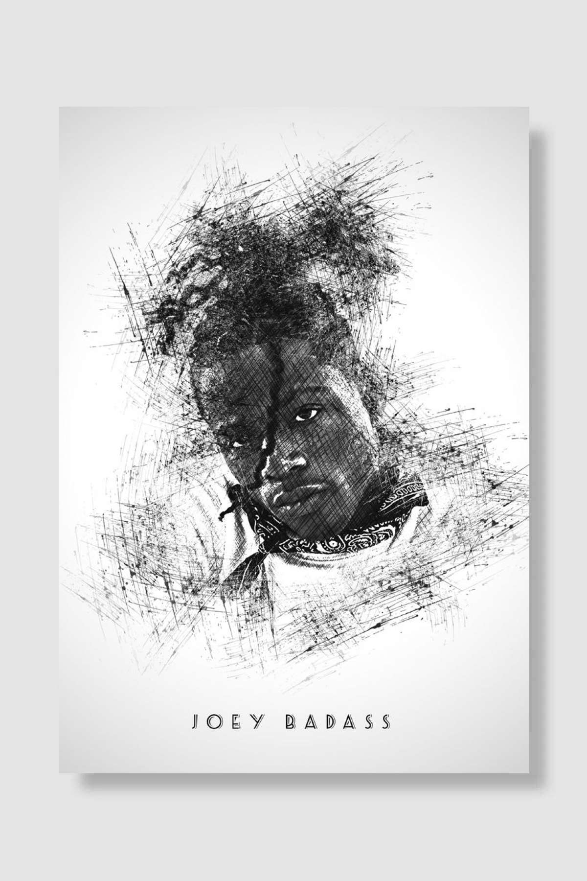 Joey Badass Müzik Poster Çerçevesiz Yüksek Kalite Müzik Afiş Duvar Poster