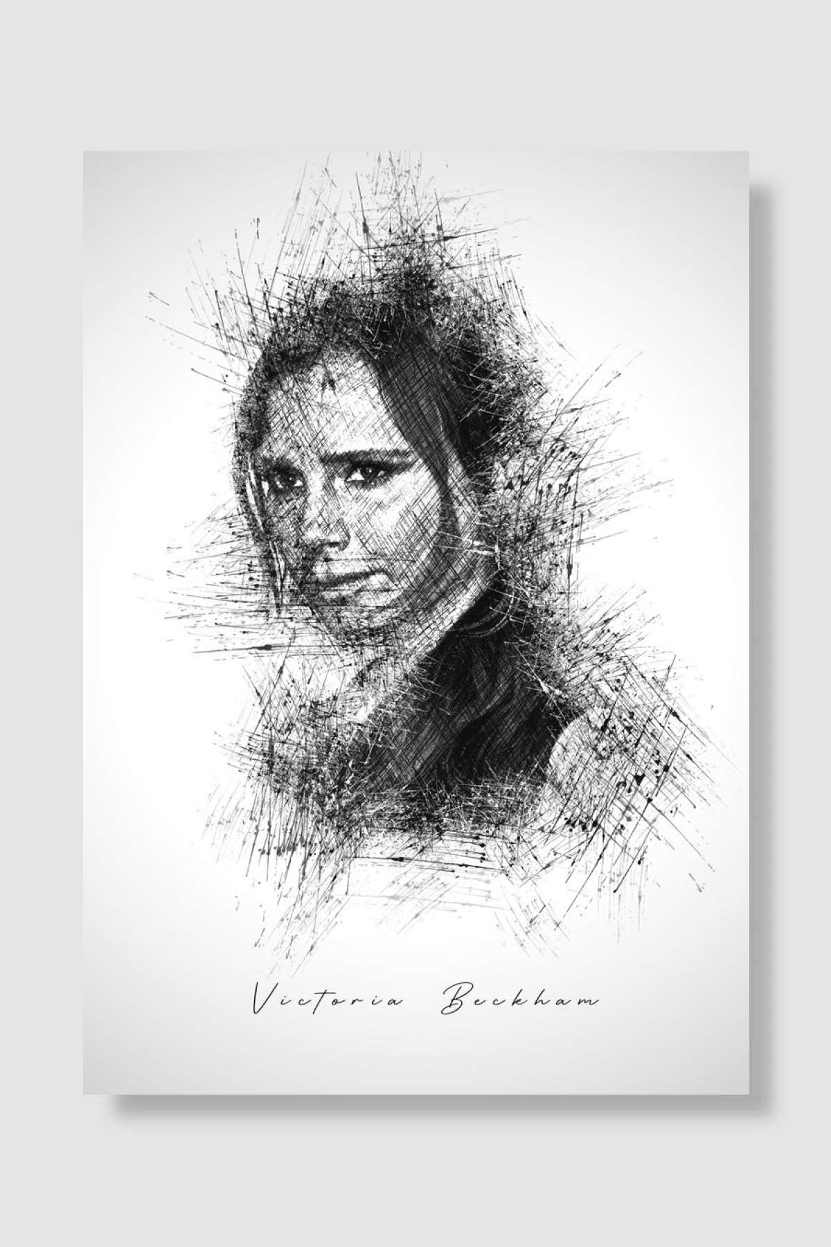 Victoria Beckham Müzik Poster Çerçevesiz Yüksek Kalite Müzik Afiş Duvar Poster