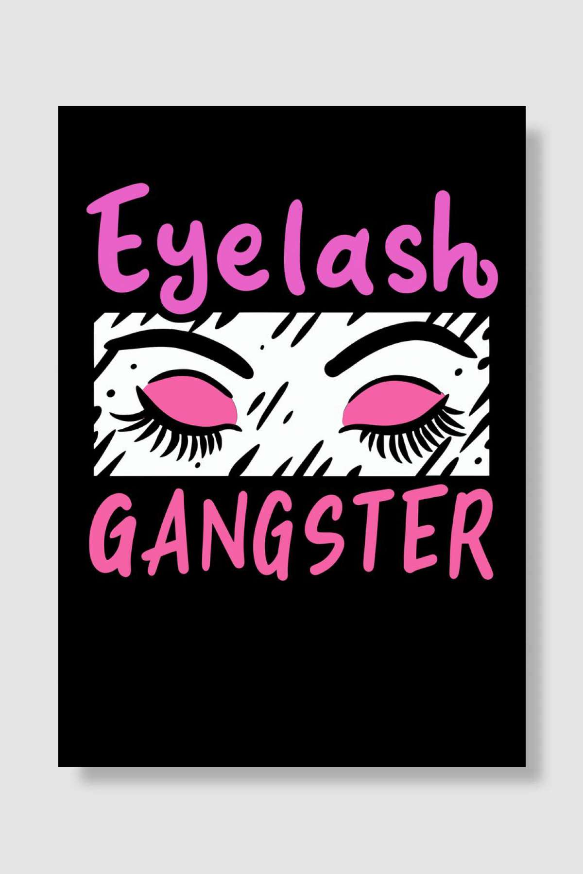 Eyelash Gangster Müzik Poster Çerçevesiz Yüksek Kalite Müzik Afiş Duvar Poster