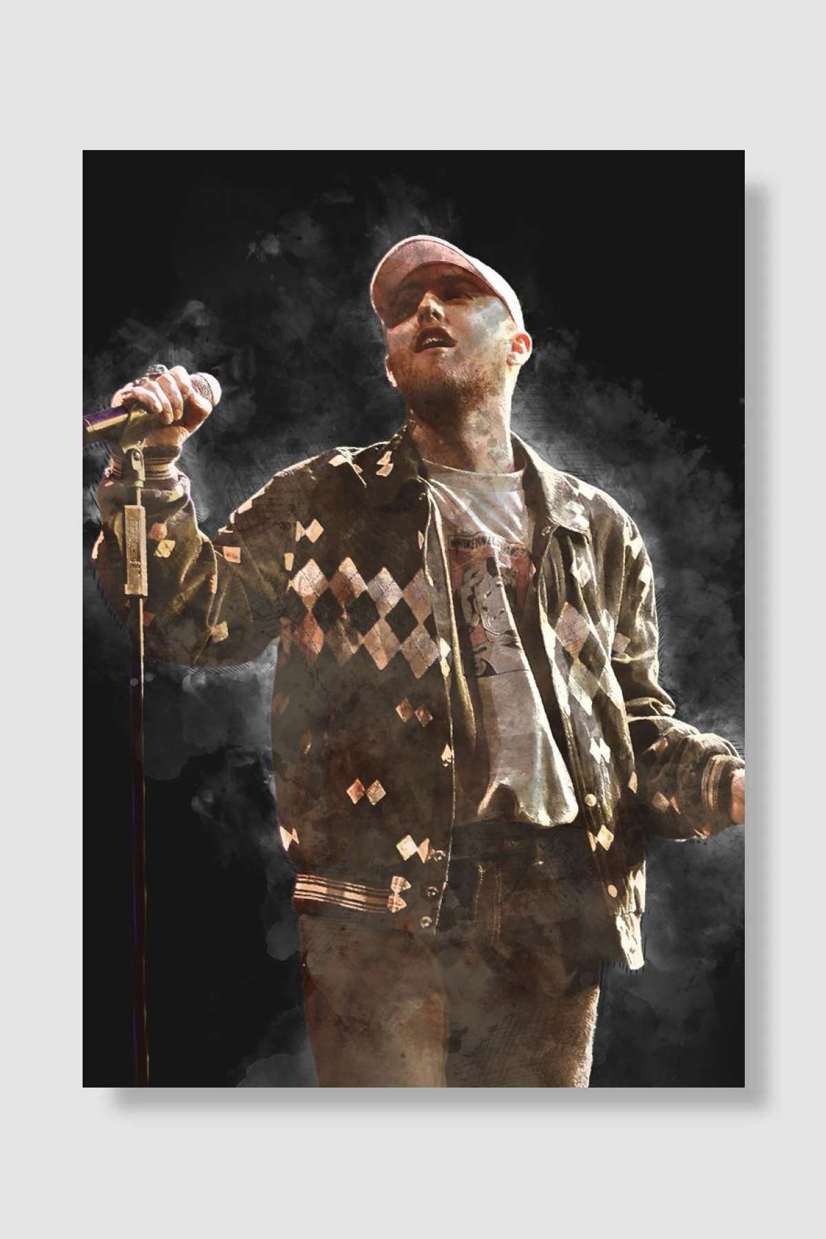 Mac Miller Müzik Poster Çerçevesiz Yüksek Kalite Müzik Afiş Duvar Poster