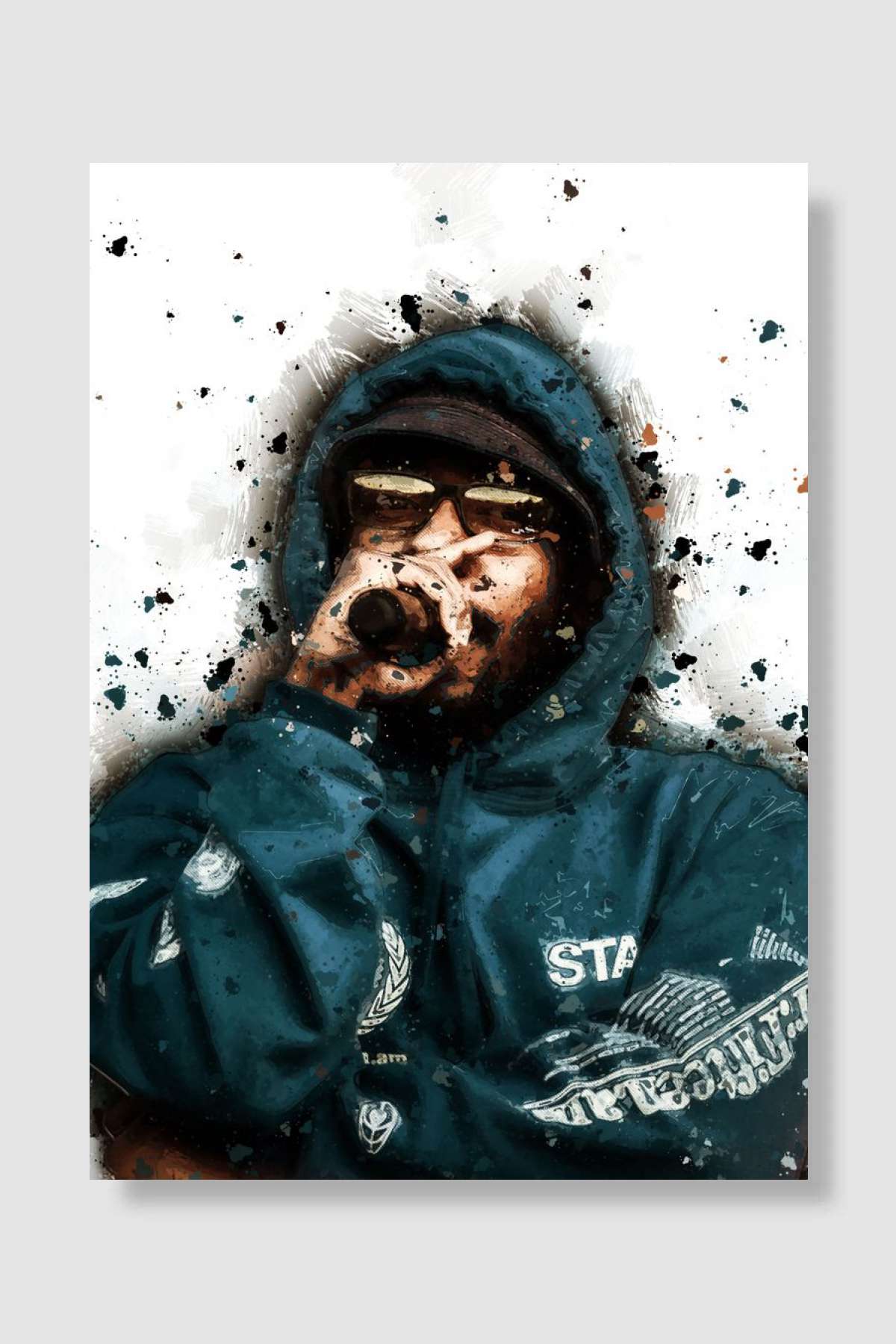 Kendrick Lamar Müzik Poster Çerçevesiz Yüksek Kalite Müzik Afiş Duvar Poster - En İyi Fiyatlarla