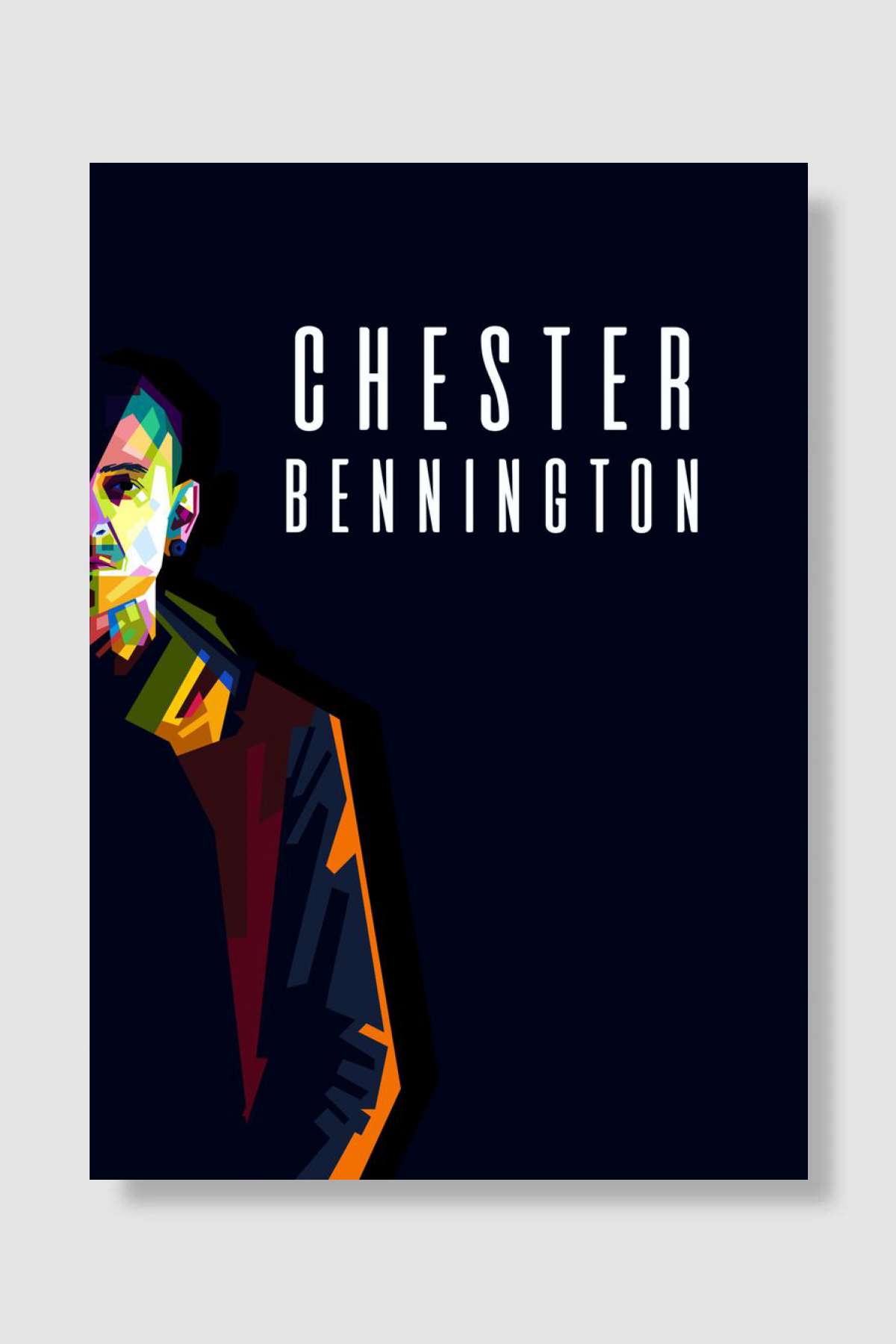 Chester Bennington Müzik Poster Çerçevesiz Yüksek Kalite Müzik Afiş Duvar Poster