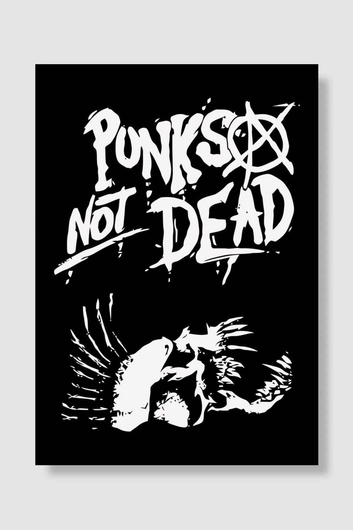 punk not dad Müzik Poster Çerçevesiz Yüksek Kalite Müzik Afiş Duvar Poster