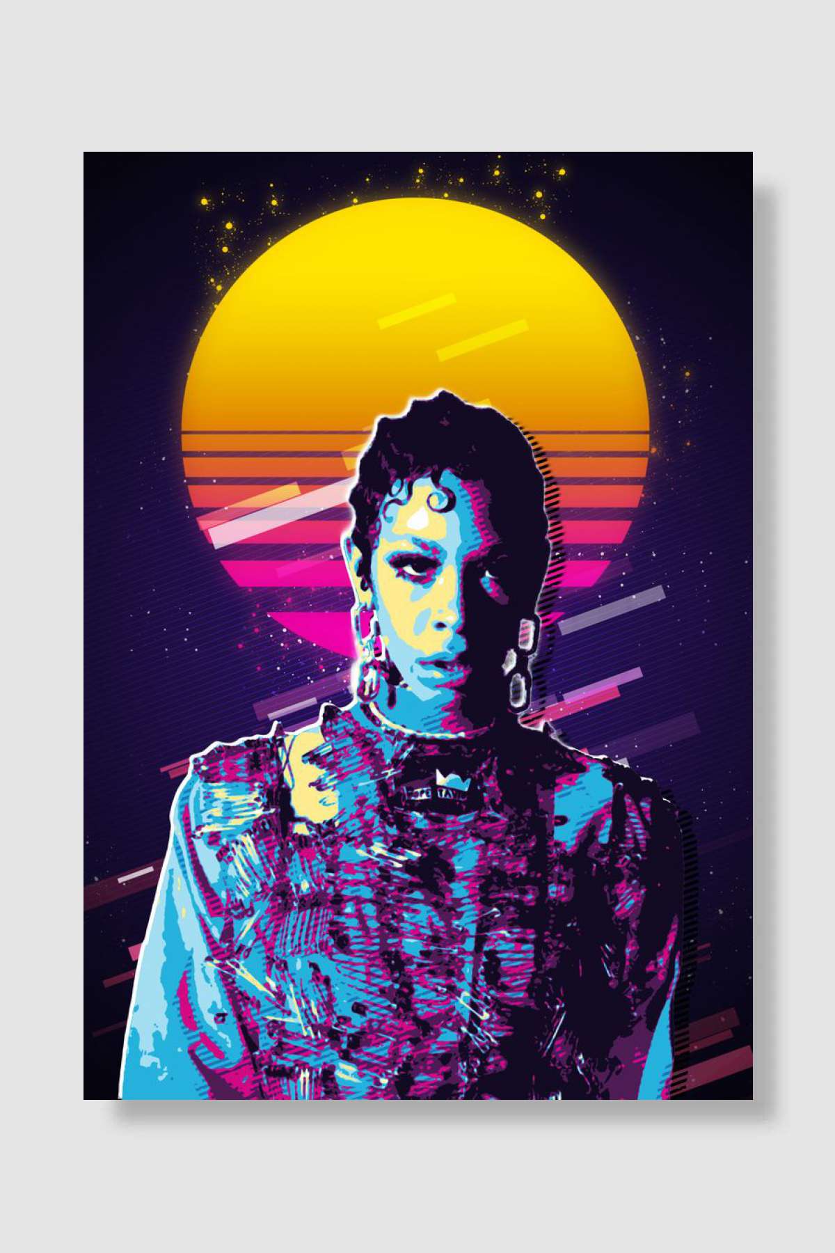 Rico Nasty Müzik Poster Çerçevesiz Yüksek Kalite Müzik Afiş Duvar Poster