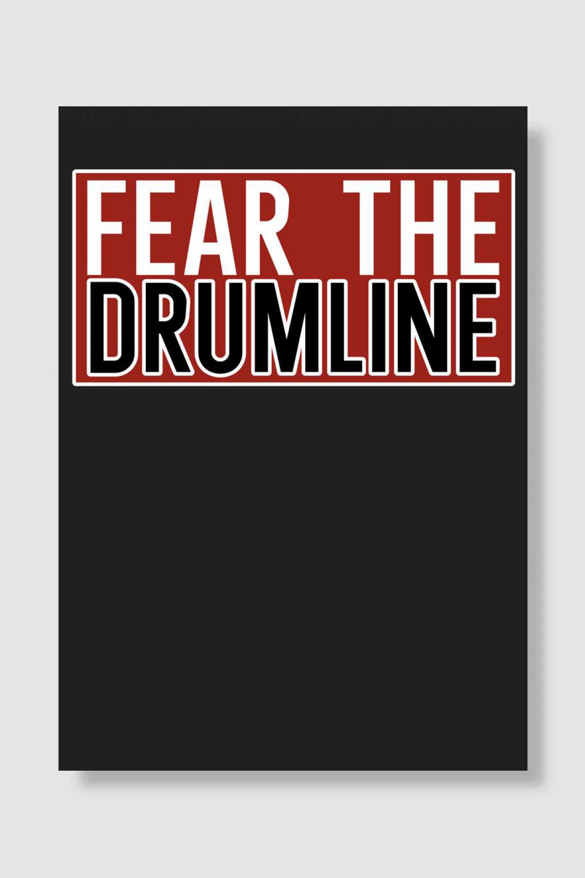 Drumline Müzik Poster Çerçevesiz Yüksek Kalite Müzik Afiş Duvar Poster